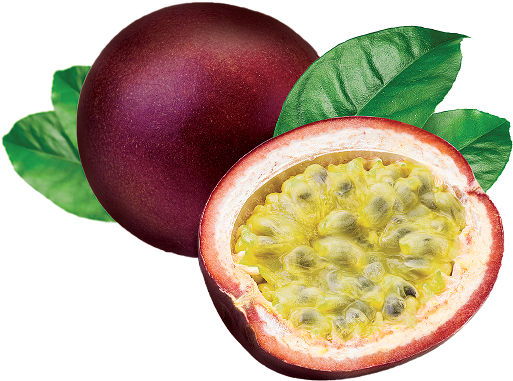 Passion Fruit Freshand Halved PNG