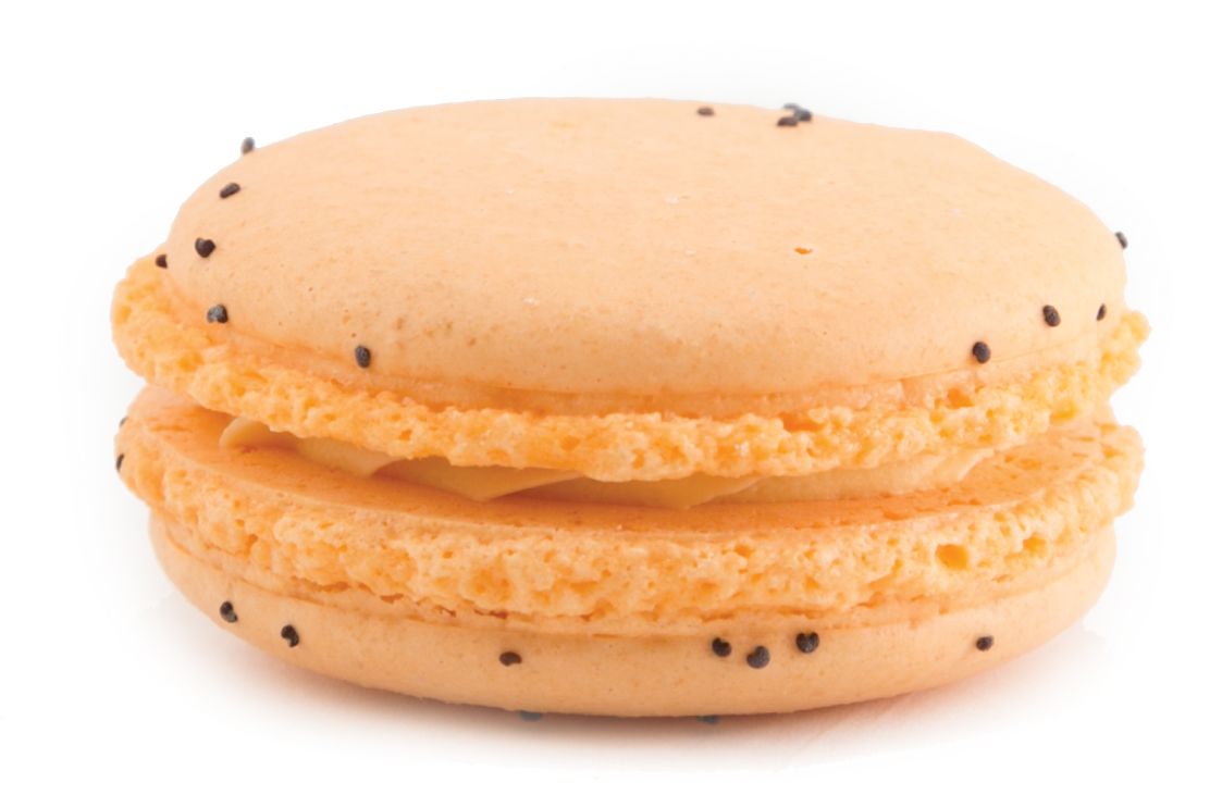 Passion Fruit Macaron Delicious Treat PNG