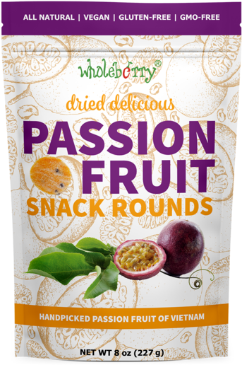 Passion Fruit Snack Rounds Package PNG
