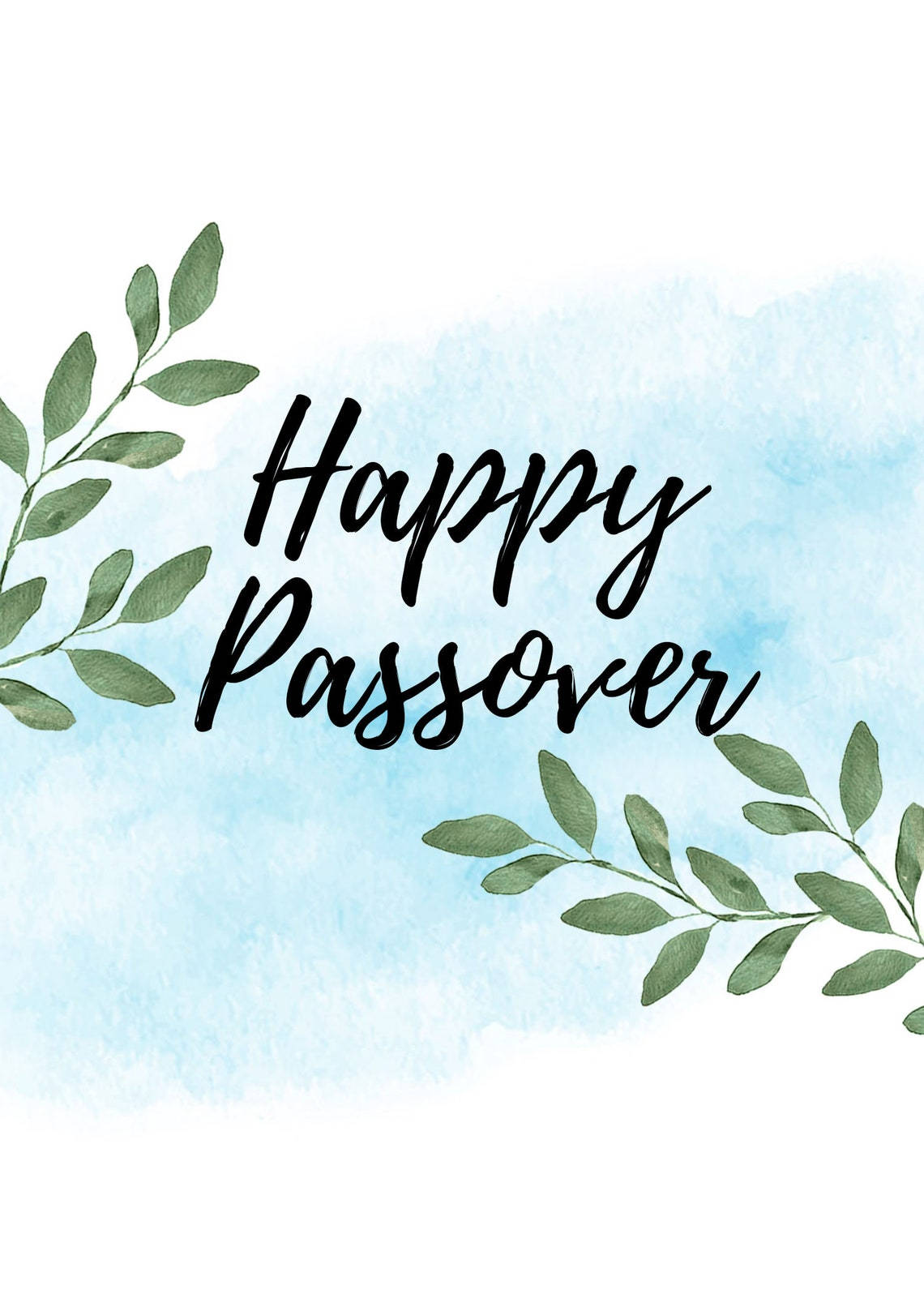 Passover Calligraphy Art Background