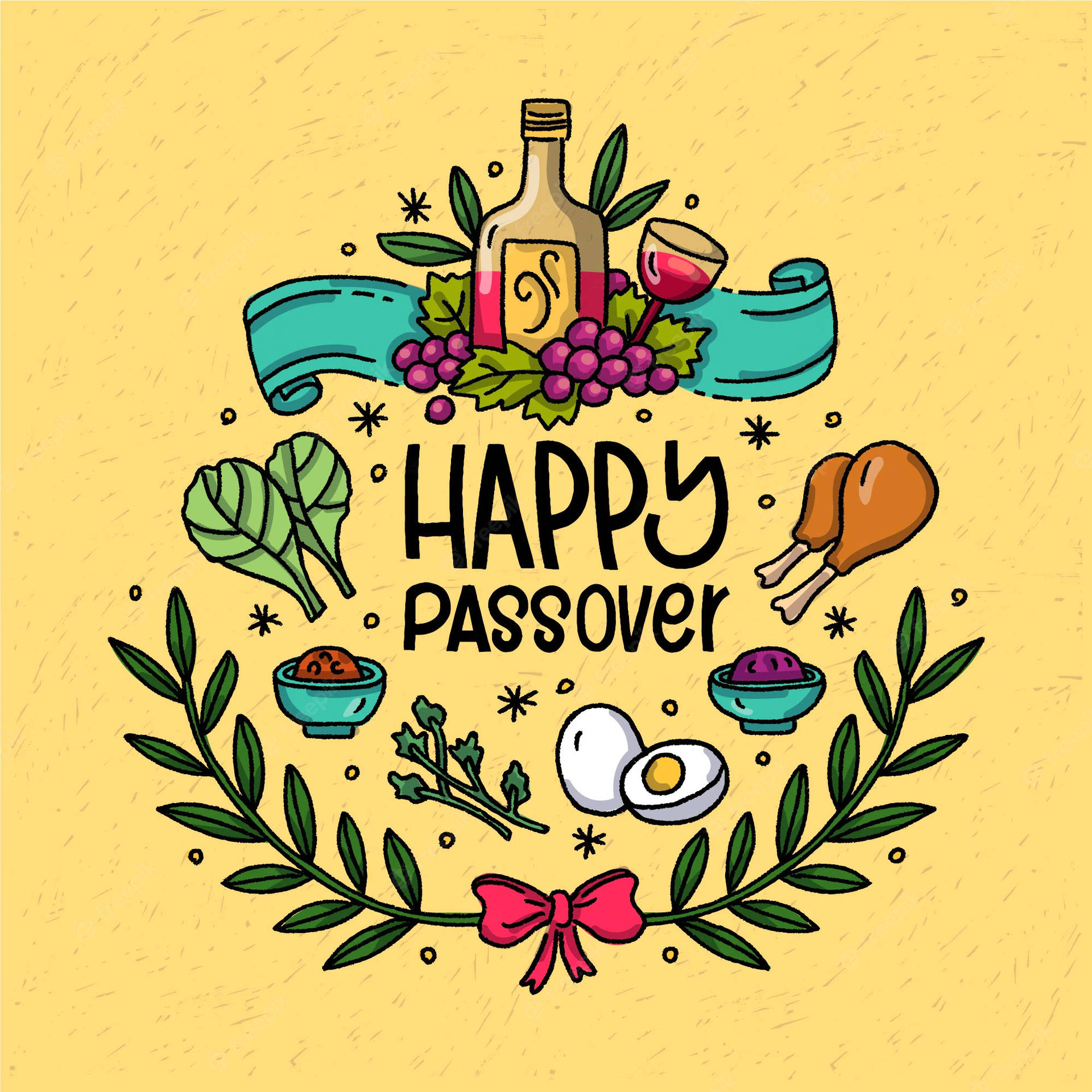 Passover Digital Art Background