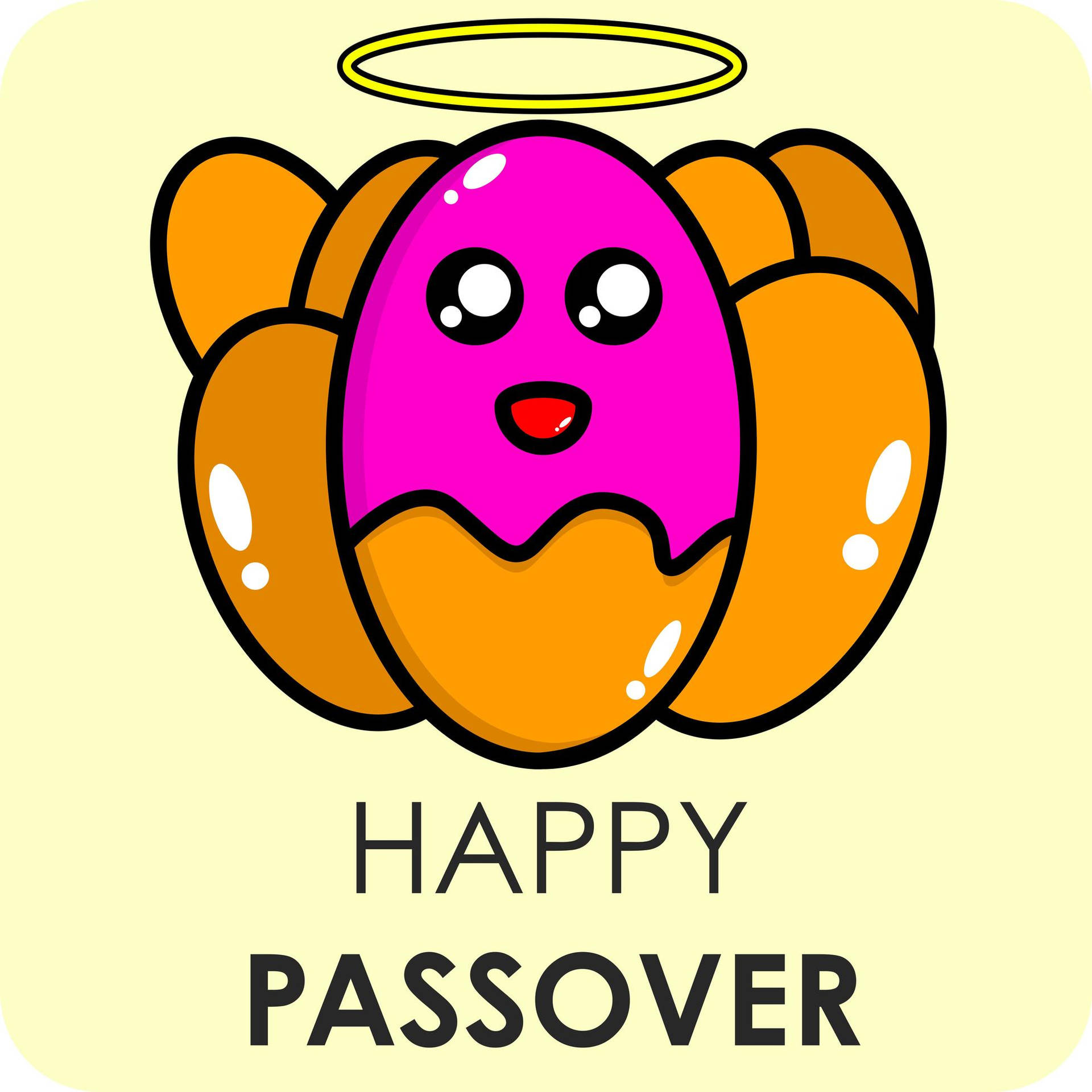 Passover Eggs Art Background
