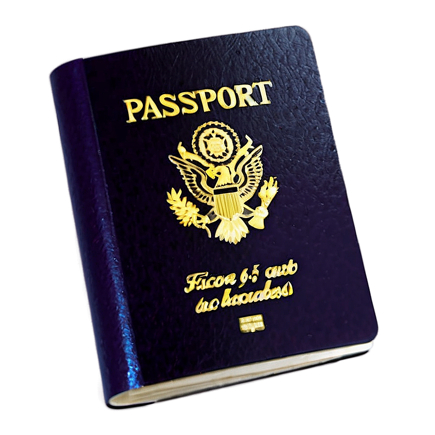 Passport With Coffee Png 32 PNG