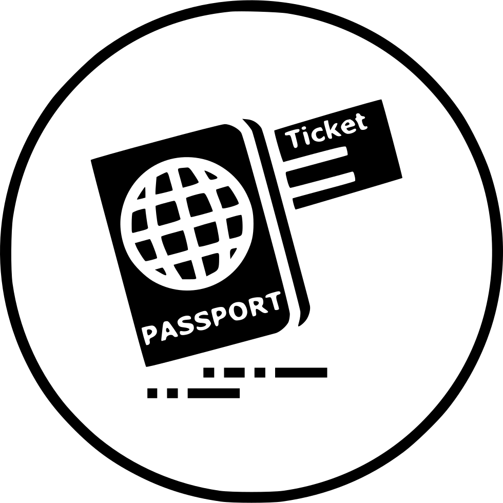 Passportand Ticket Icon PNG