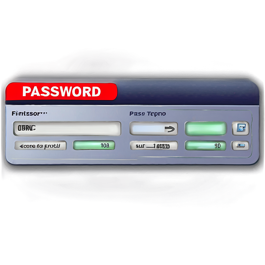 Password Entry Field Png Xue19 PNG