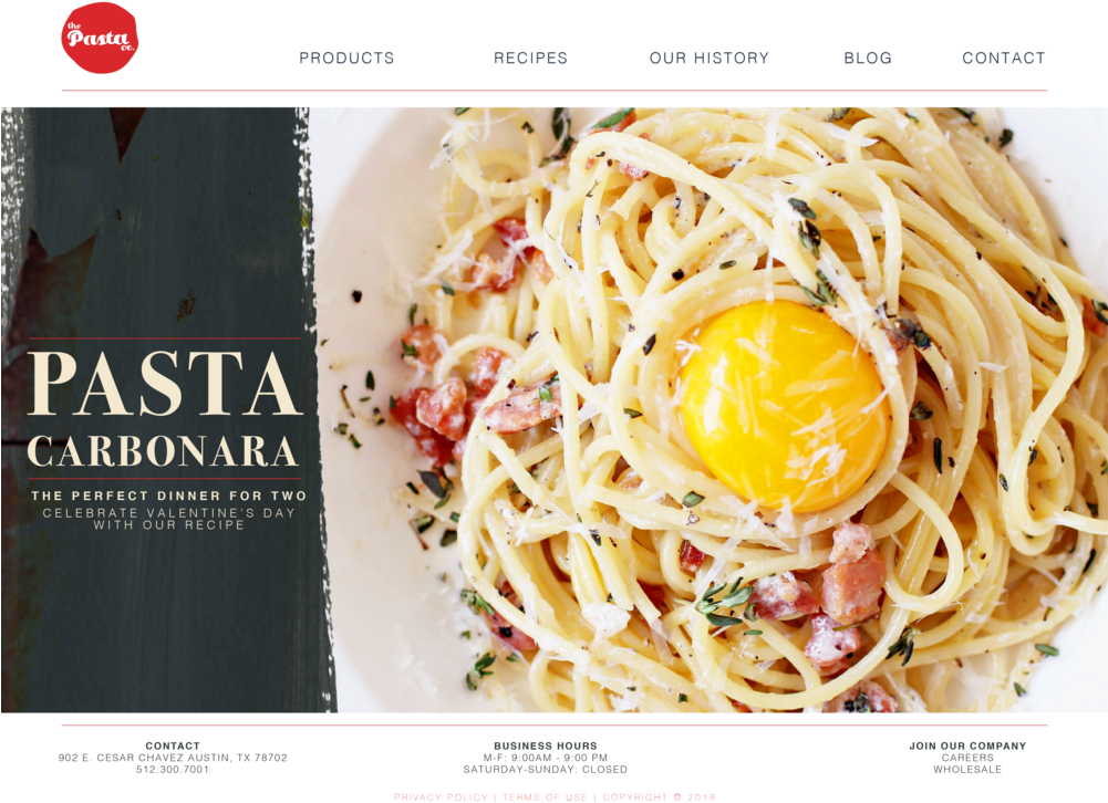 Download Pasta Carbonara Valentines Promotion | Wallpapers.com