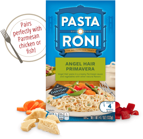 Pasta Roni Angel Hair Primavera Package PNG
