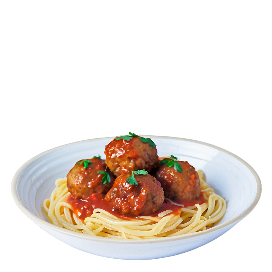 Download Pasta With Meatballs Png Nqr | Wallpapers.com