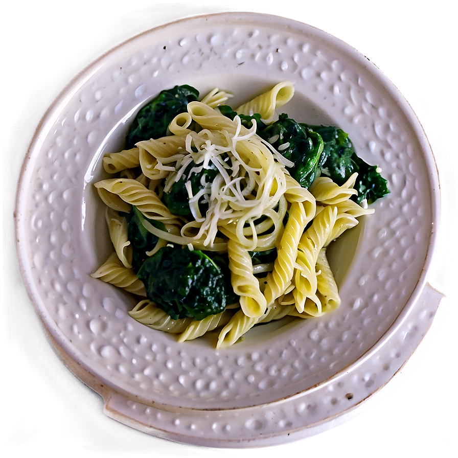 Pasta With Spinach Sauce Png 05232024 PNG