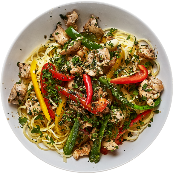 Pastawith Chickenand Vegetables PNG