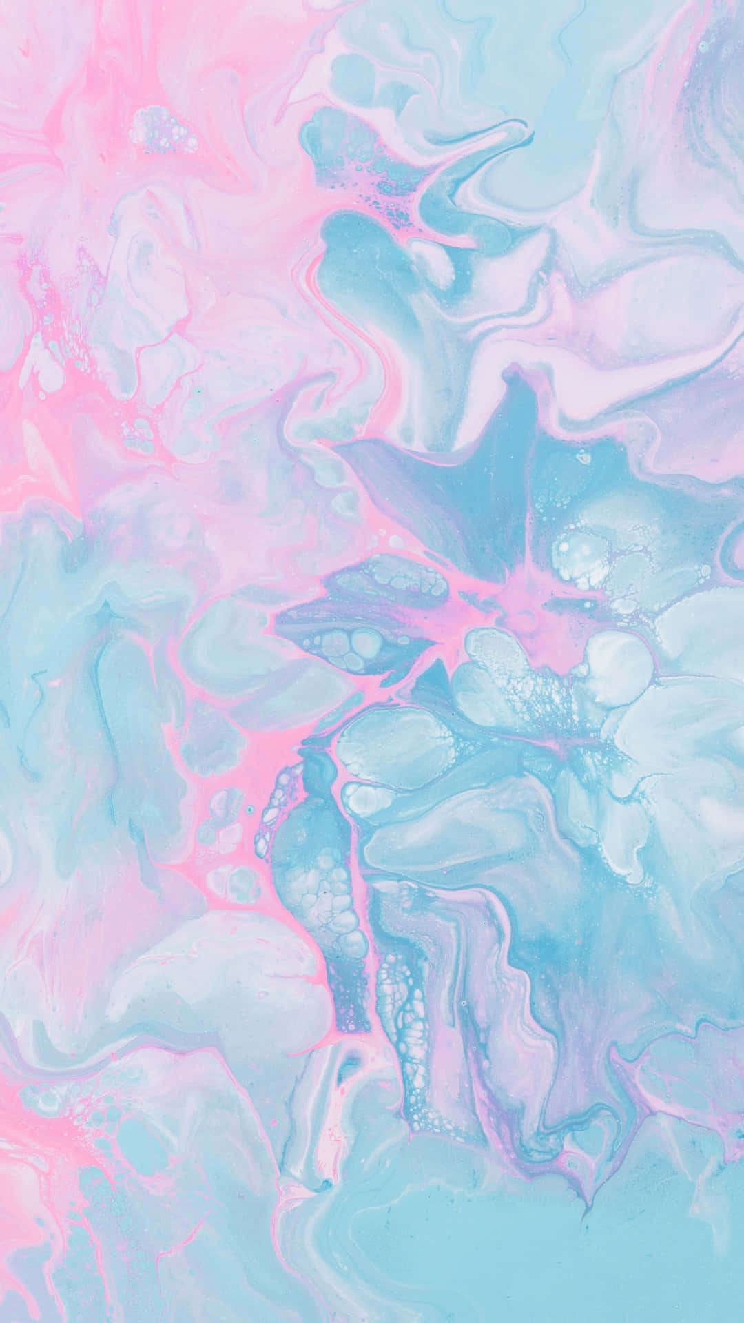 A Pink And Blue Marbled Background