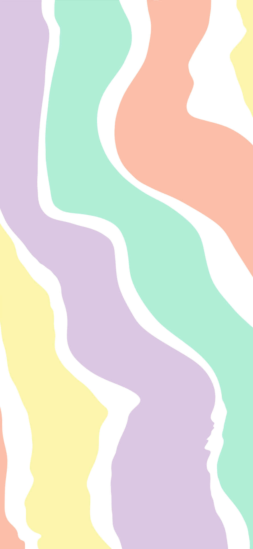 A Colorful Abstract Pattern With Wavy Lines