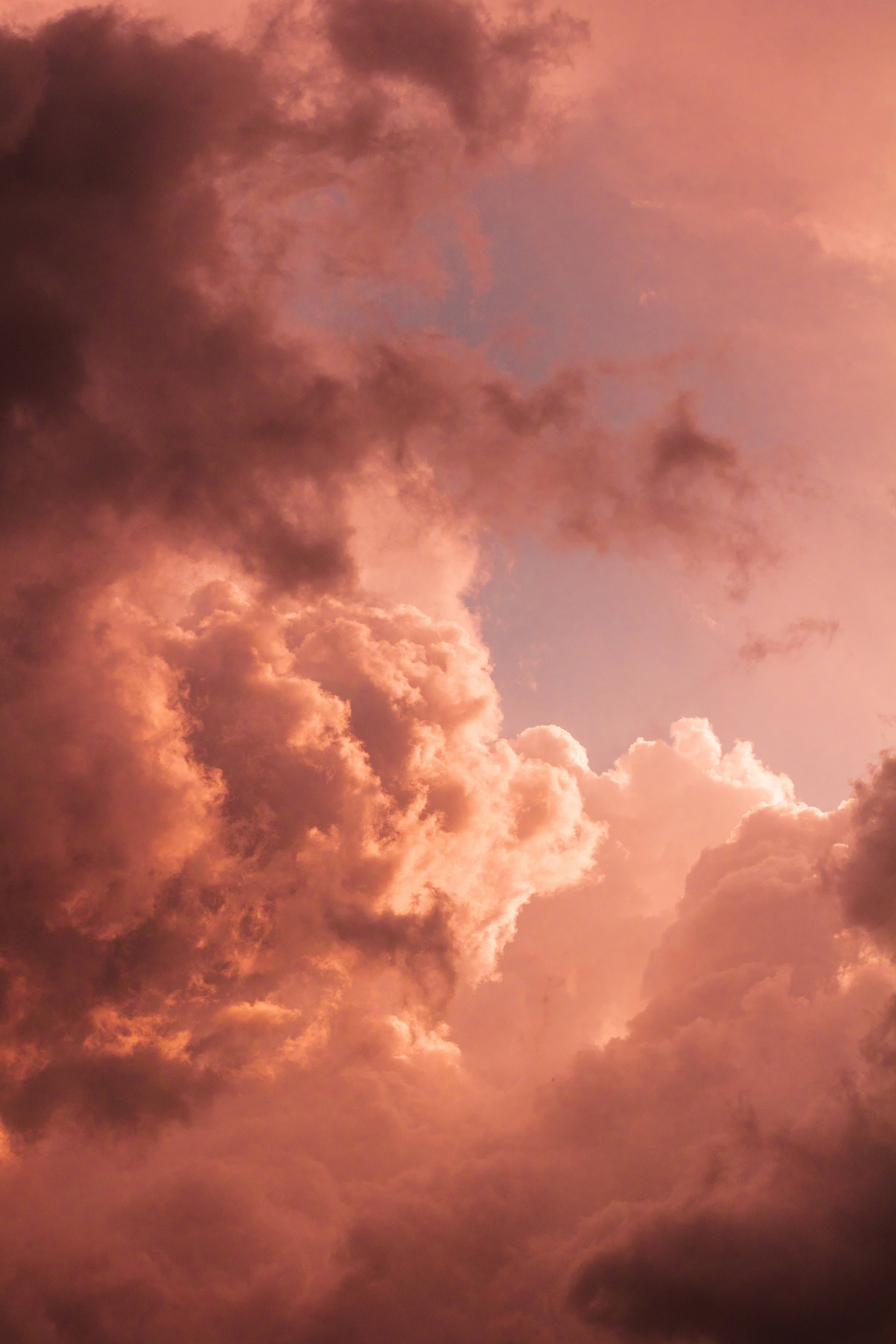 Pastel 4k Thick Clouds Wallpaper