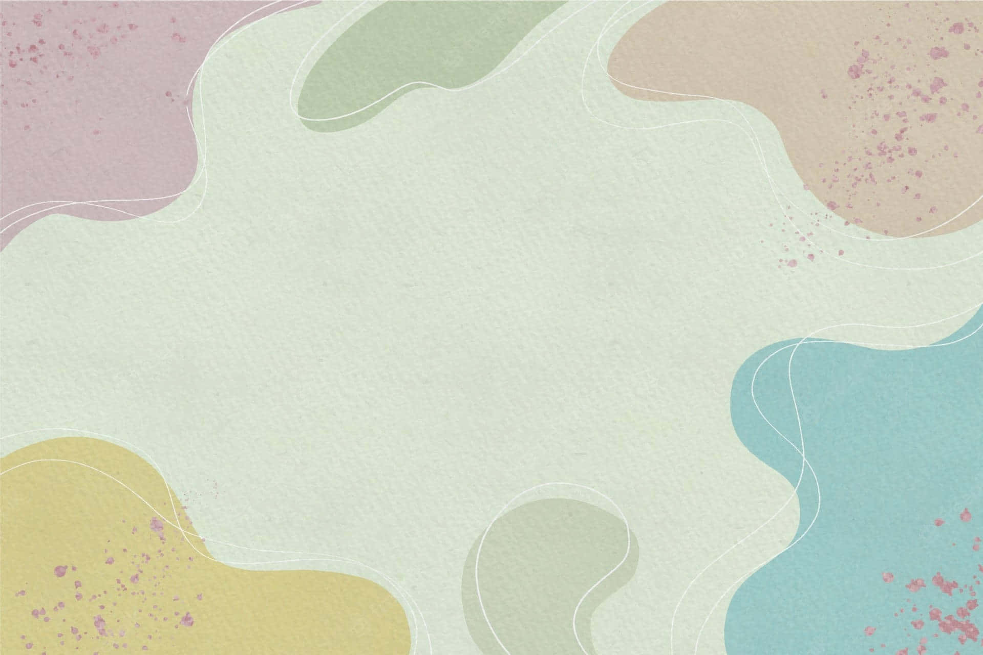 A Paper Background With A Pink, Yellow, And Green Pattern