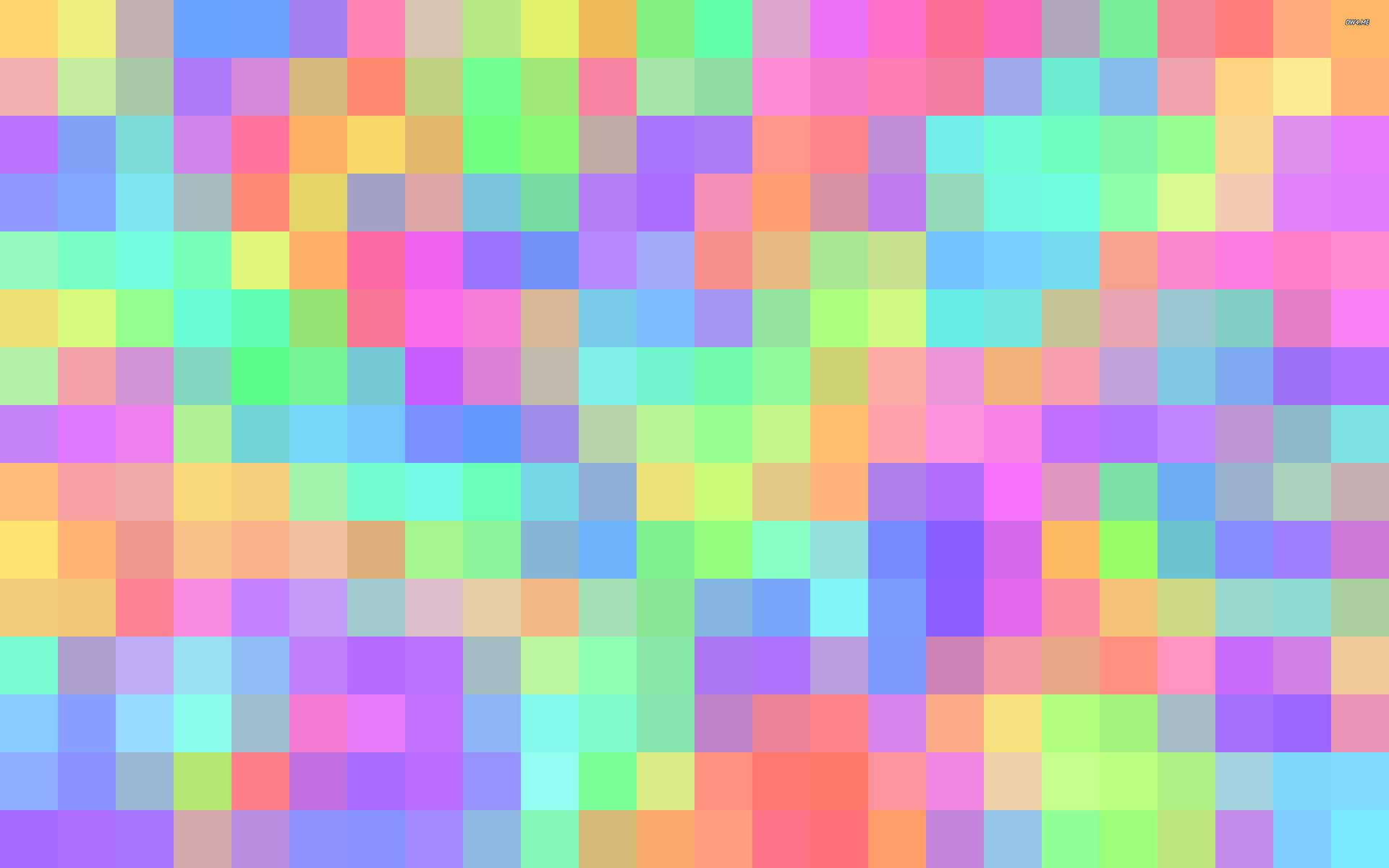 Pastellabstrakte Pixelkunst Wallpaper