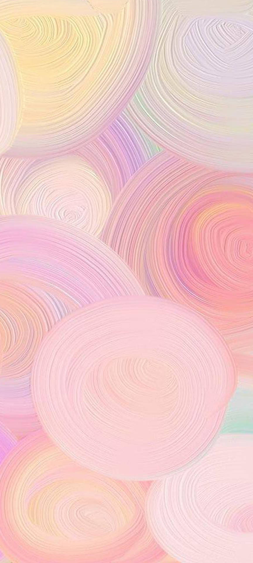 Pastel Abstract Paint Swirls Wallpaper