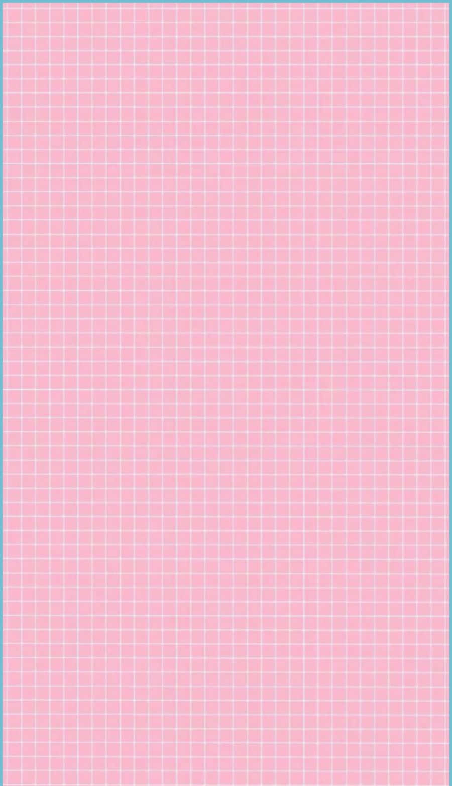 Pastel Aesthetic Grid Pink Wallpaper