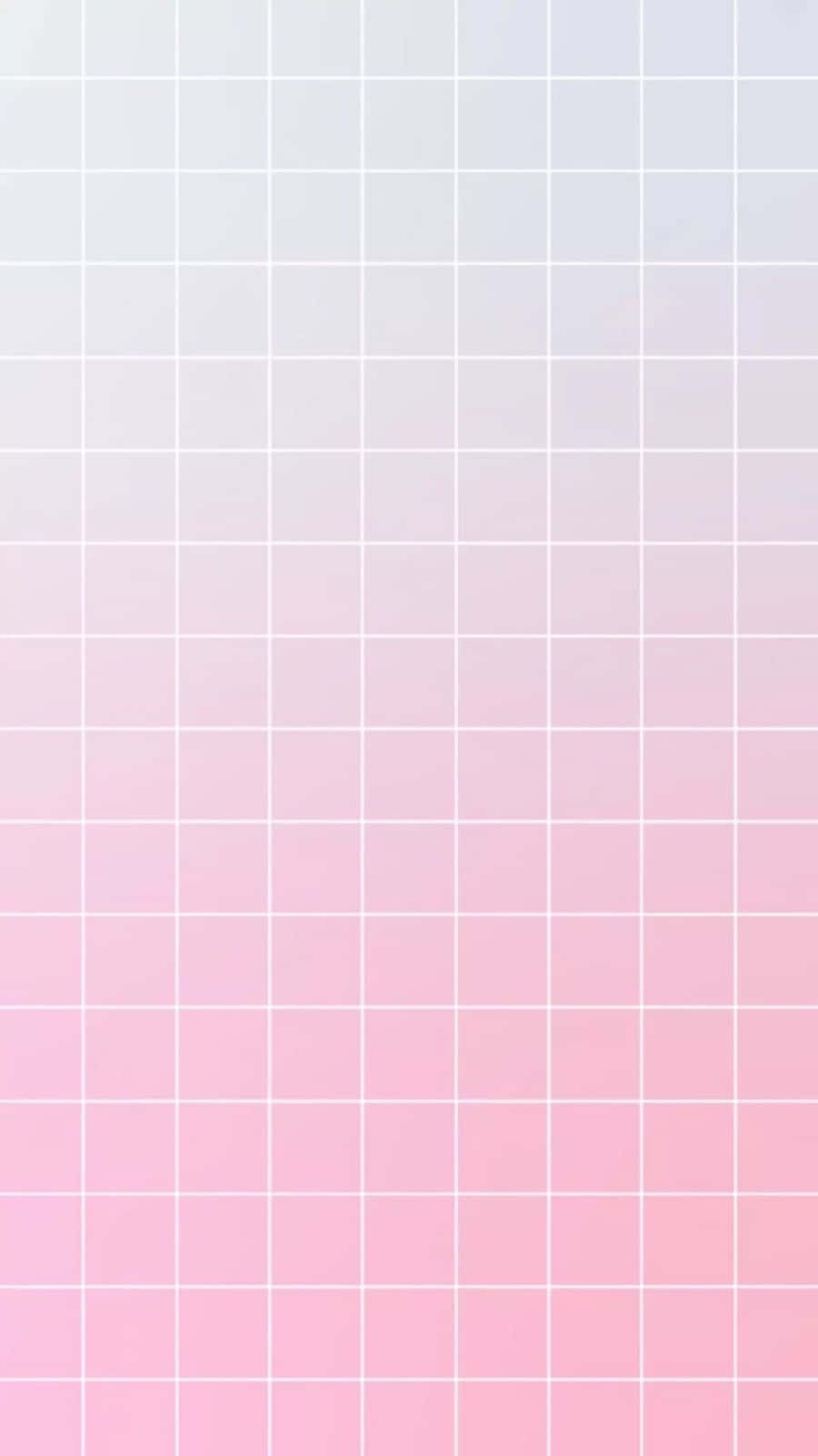 Pastel Aesthetic Grid Pink Gradient Wallpaper