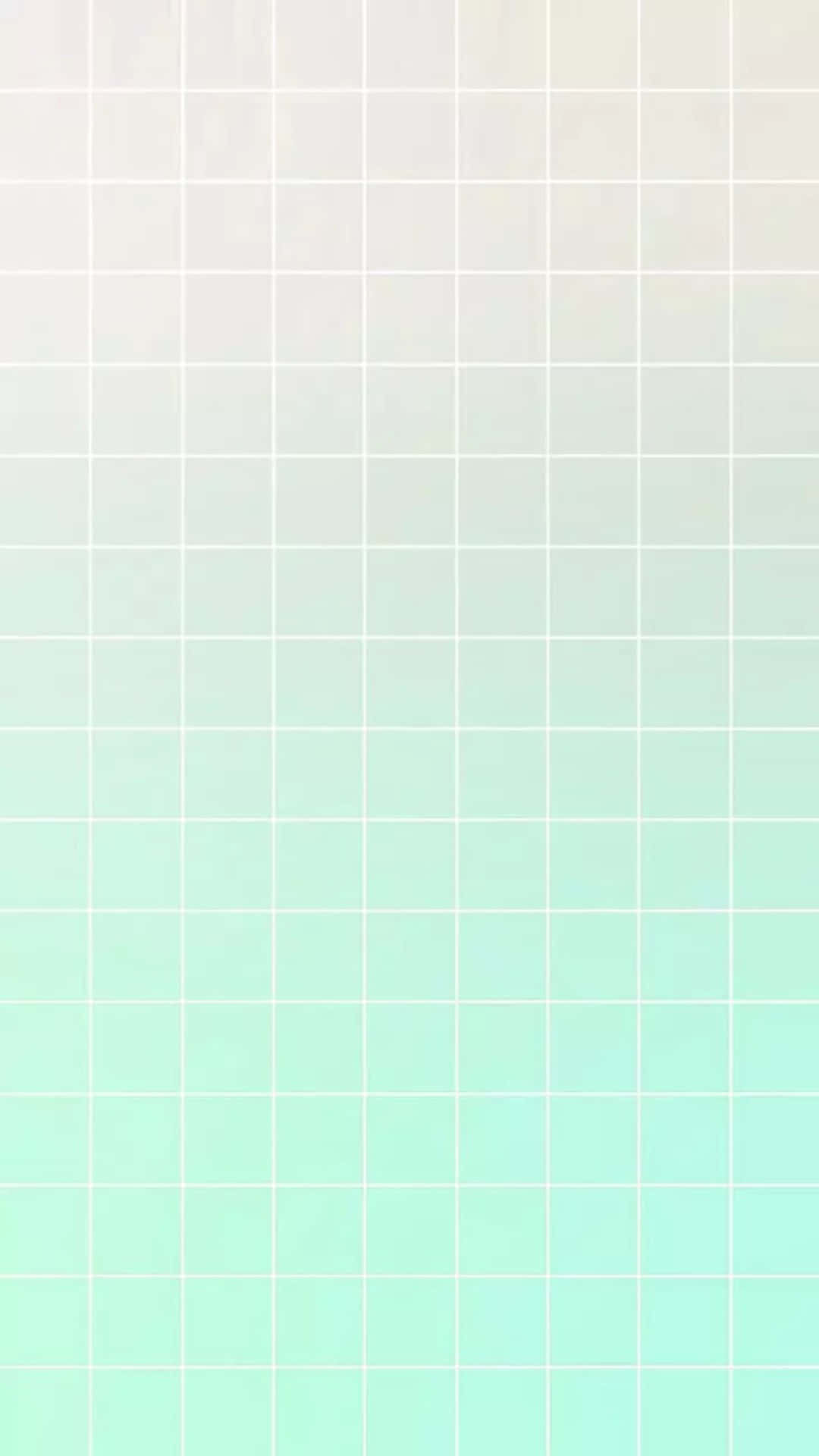A Green And White Background With A White Grid Wallpaper