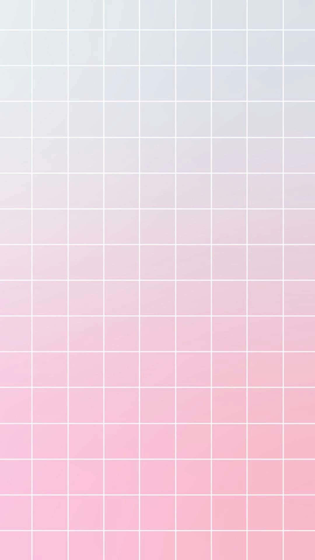 Pastel Aesthetic Grid Pink And Purple Gradient Wallpaper