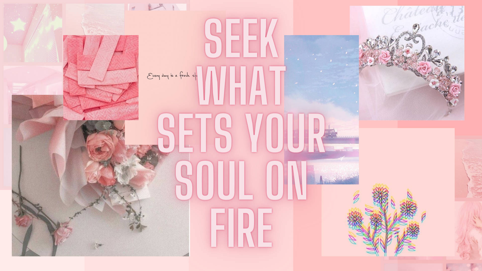 Pastel Aesthetic Inspirational Quote