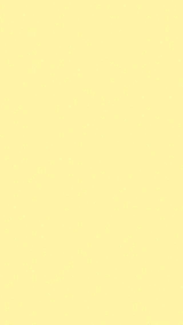 Pastel Aesthetic Plain Yellow Phone Wallpaper