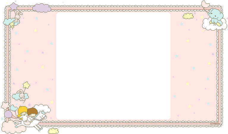 Pastel Angels Frame PNG