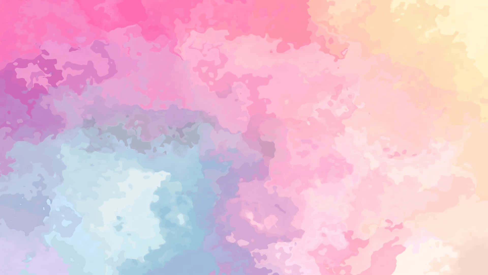 Colorful Array Of Clouds Pastel Background