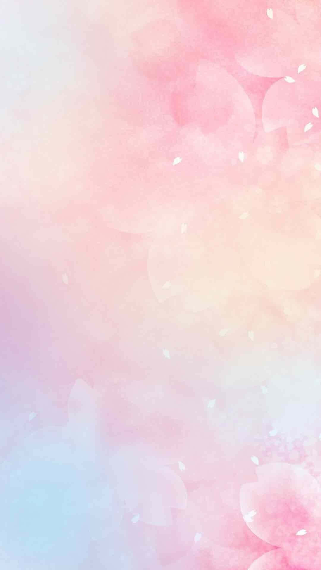 Cherry Blossom Pastel Background