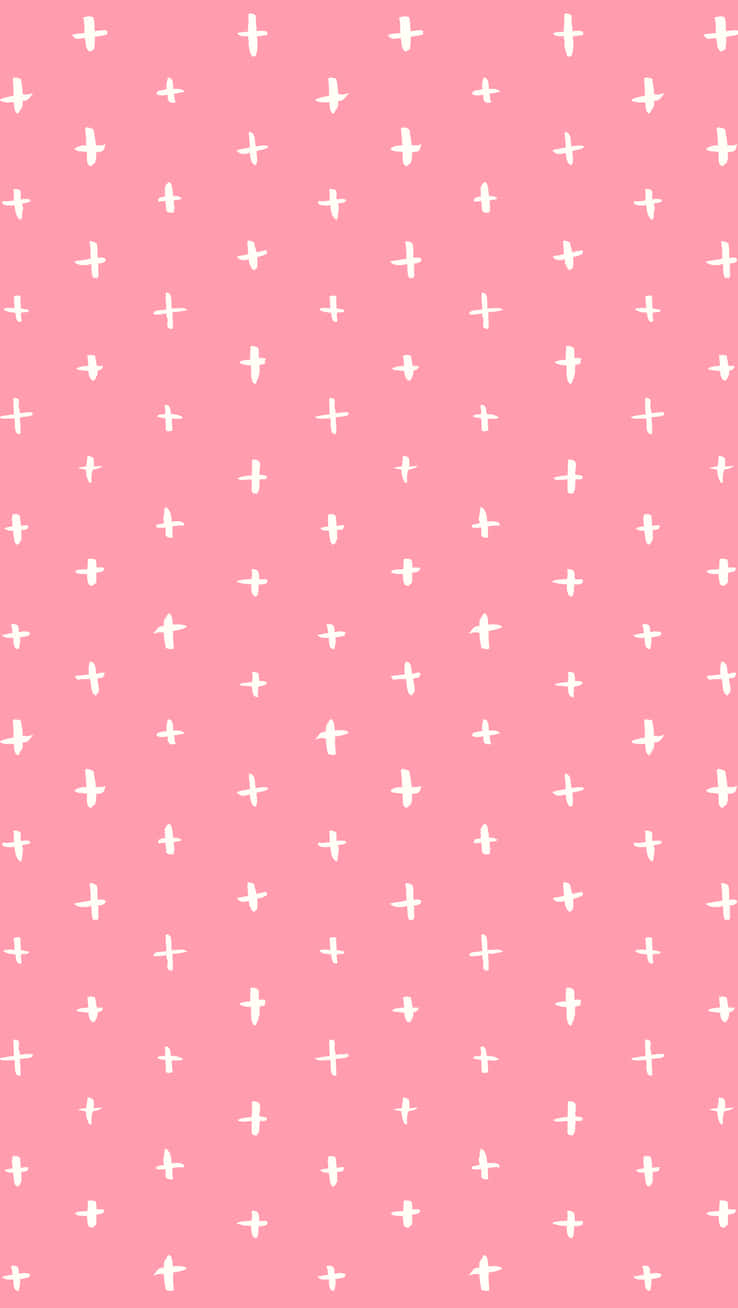 Cross Pattern Design Pastel Background