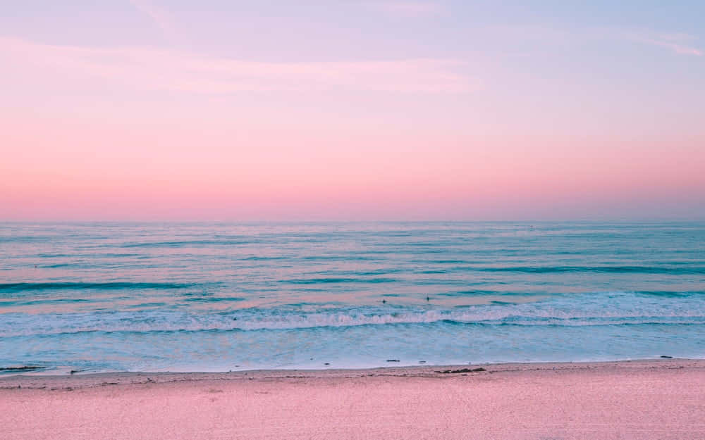 Download Take in the breathtaking beauty of Pastel Beach Wallpaper ...