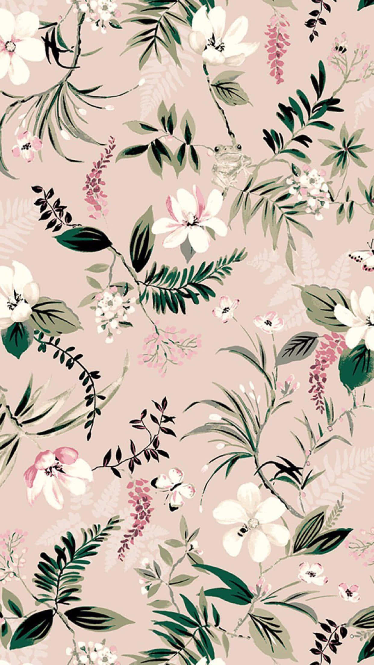 Pastel Blooms: A Symphony Of Elegance Wallpaper