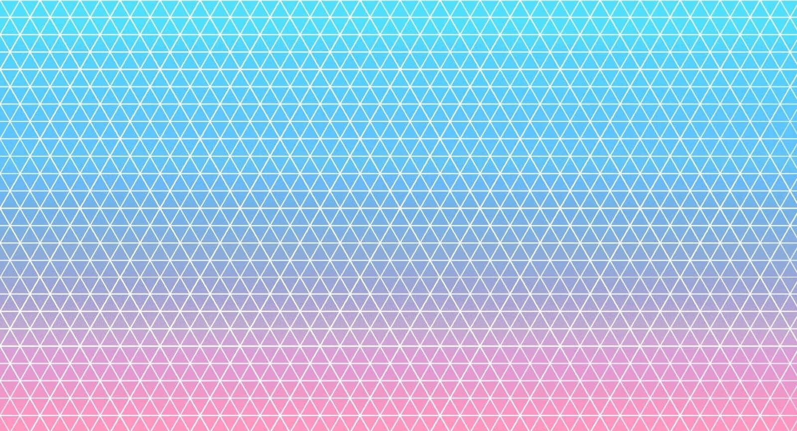 Gradient Pastel Blå og Pink Aesthetic Skrivebords Tapet Wallpaper