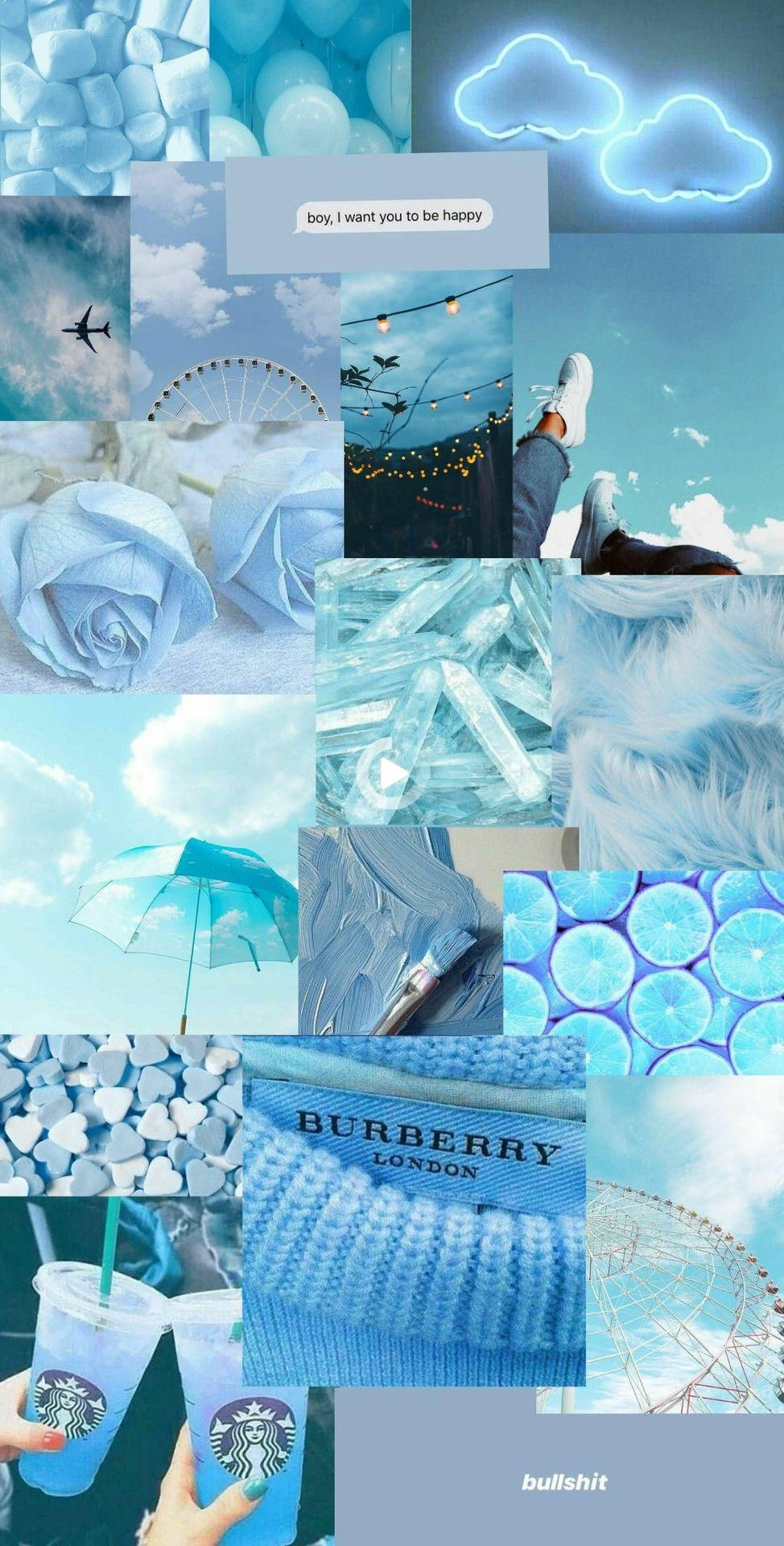 Top 10 Best Blue Aesthetic iPhone Wallpapers  HQ 