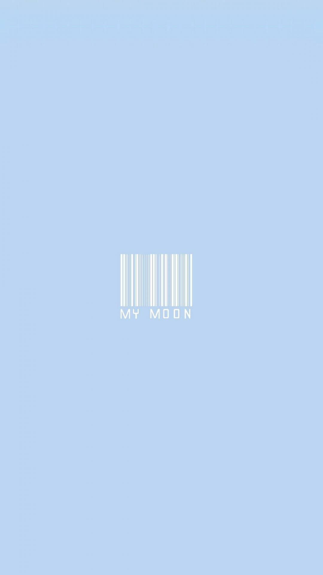 A White Barcode With The Word'my'on It Wallpaper