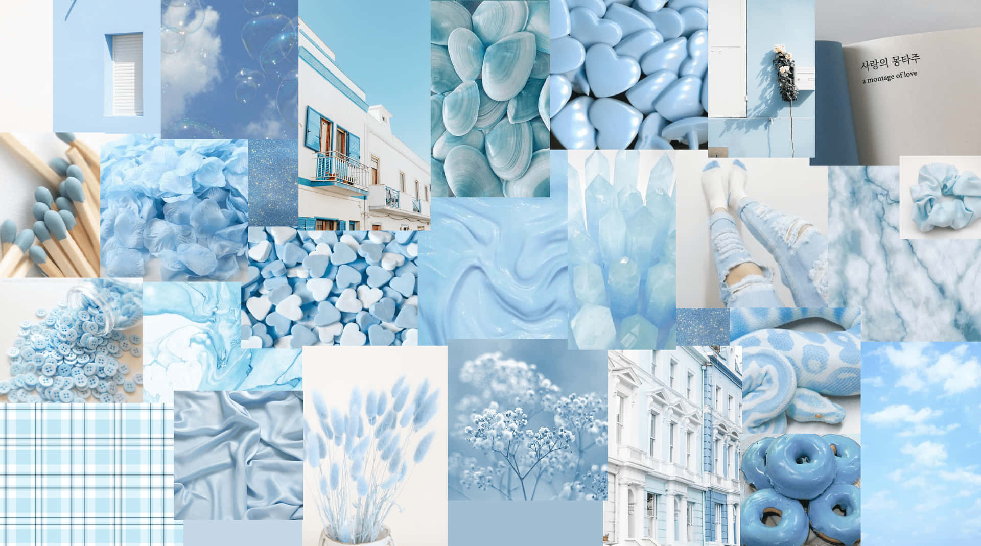 Pastel Blue Aesthetic Tumblr Computer Wallpaper