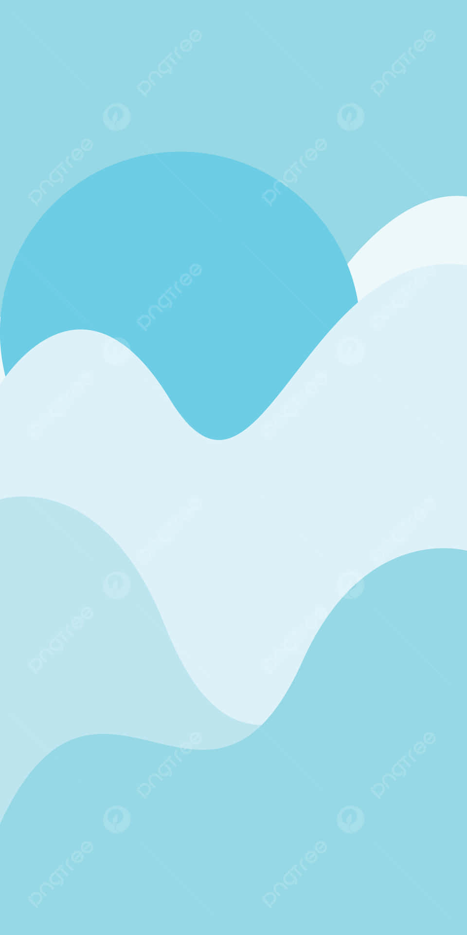 Download A charming and vibrant pastel blue solid Wallpaper