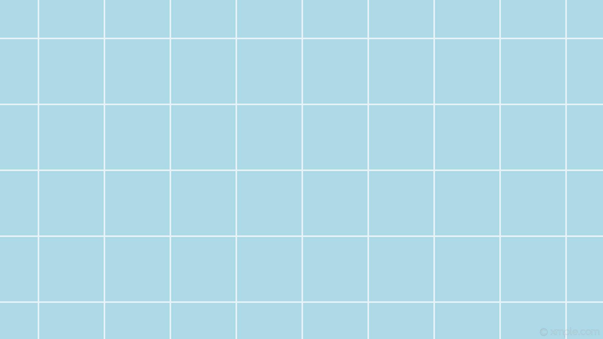 Pastel Blue Square Grid Wallpaper
