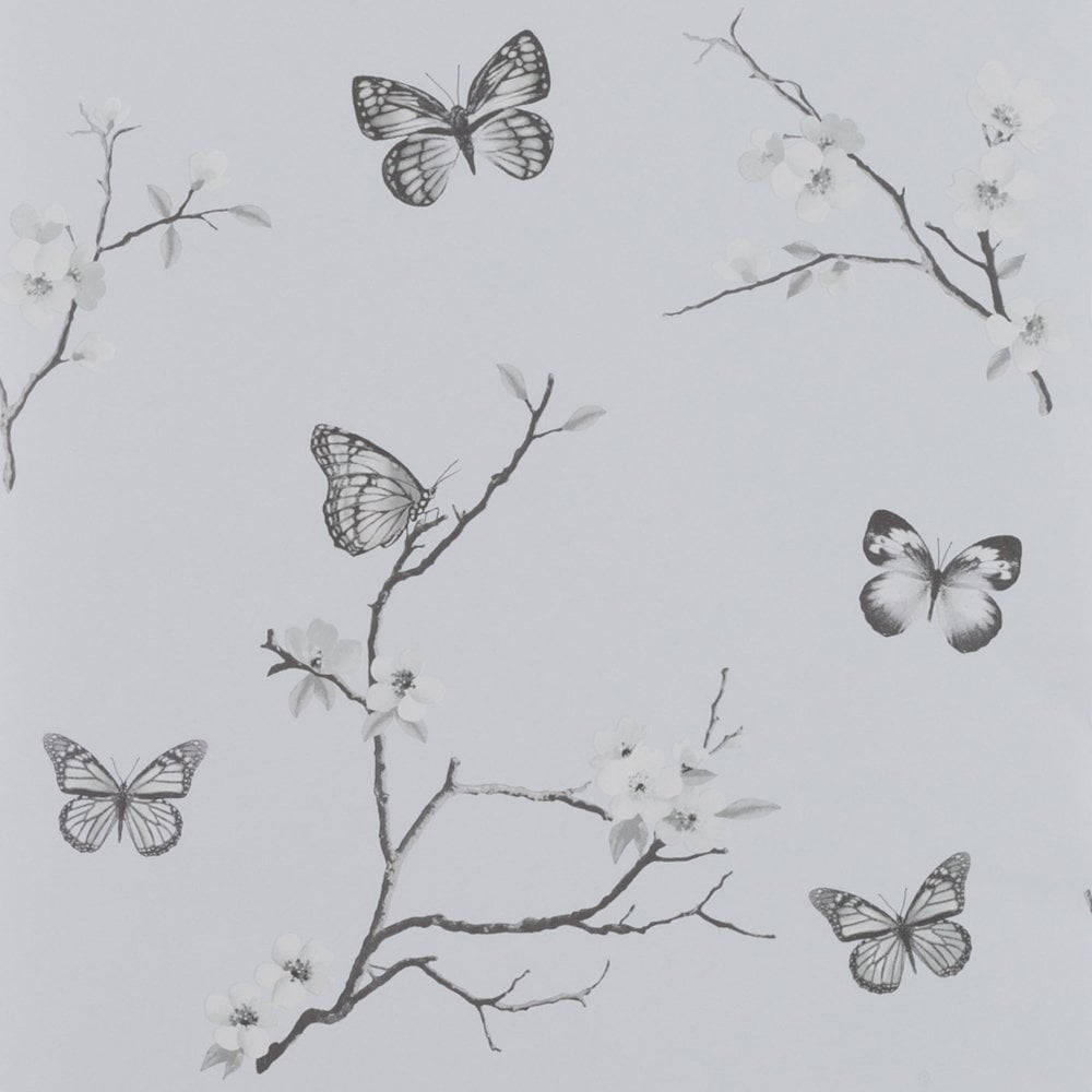 Unahermosa Mariposa En Tonos Pastel Lista Para Emprender El Vuelo. Fondo de pantalla