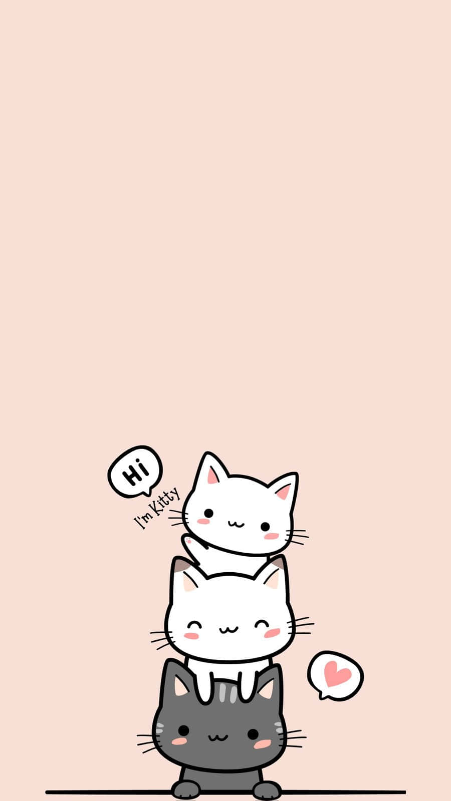 Download Pastel Cat Tower Aesthetic Wallpaper | Wallpapers.com