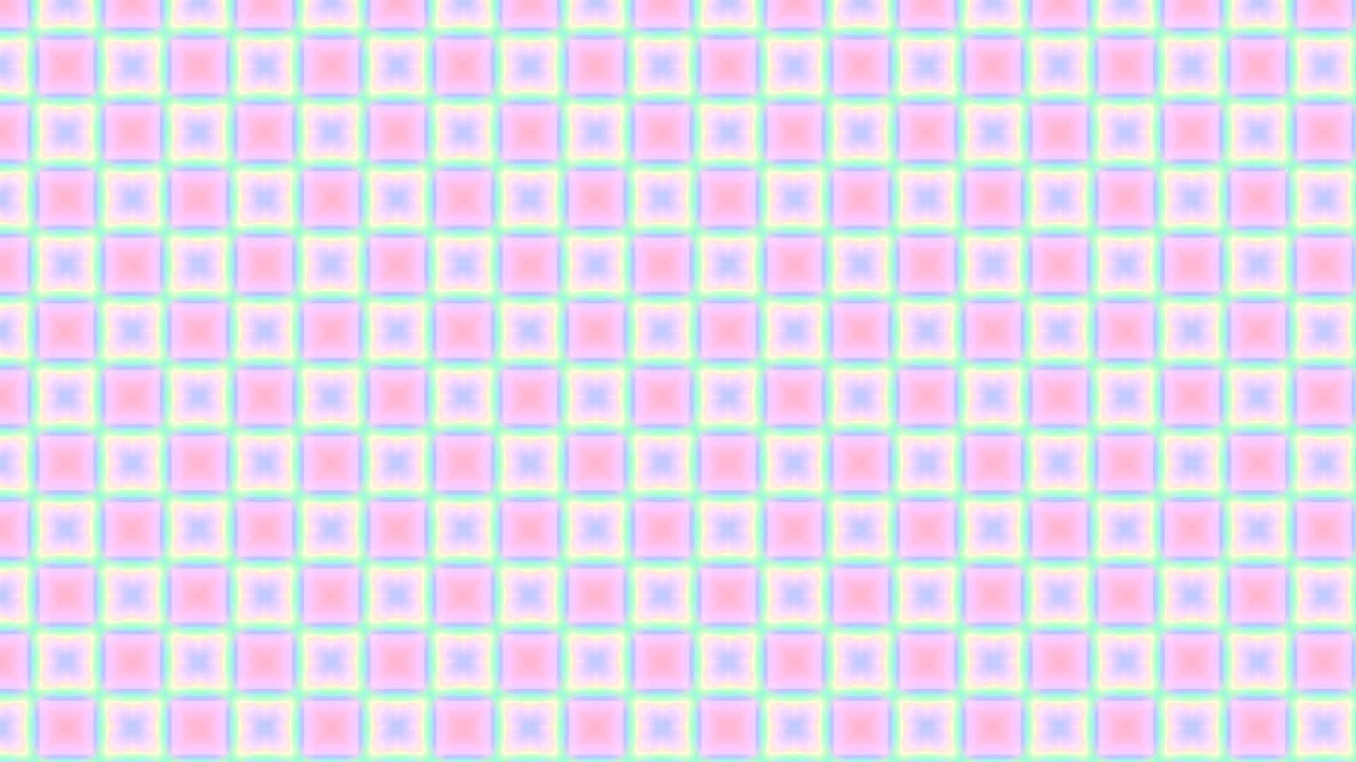 Pastel Checkered Pattern Background Wallpaper