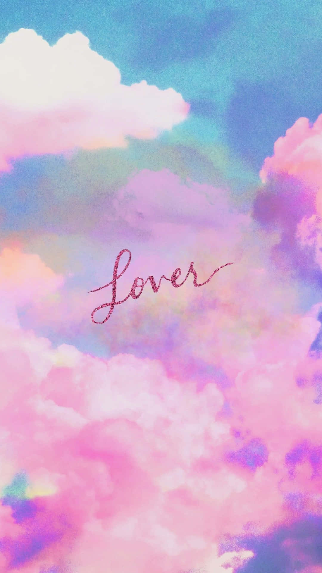 Pastel Clouds Lover Aesthetic Wallpaper