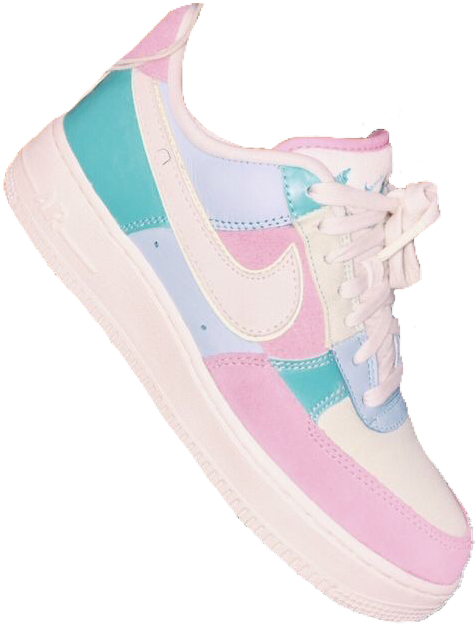 Pastel Colored Sneaker PNG