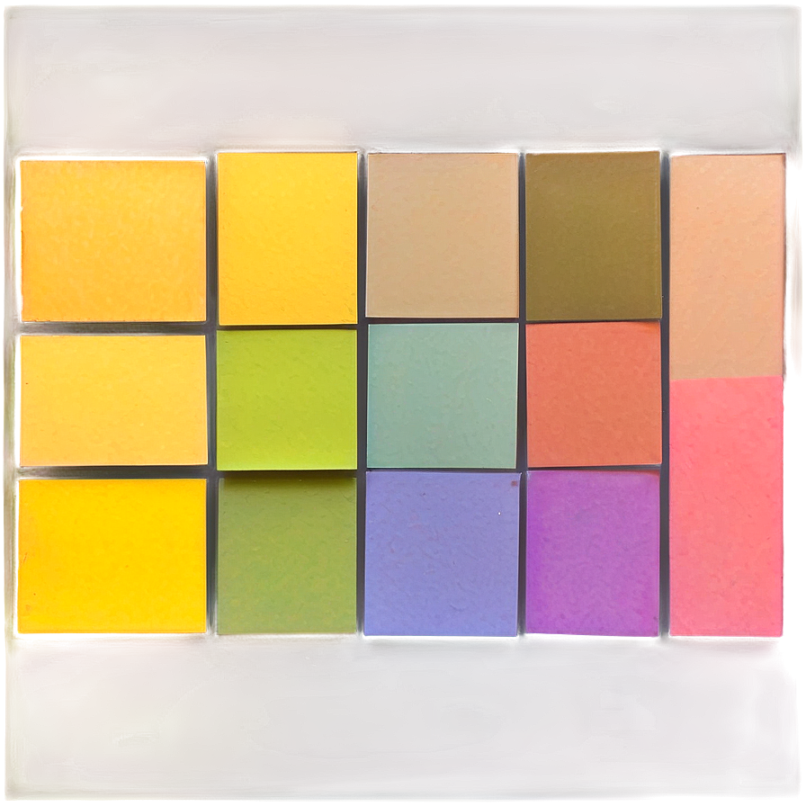 Pastel Colors Palette Png 06212024 PNG