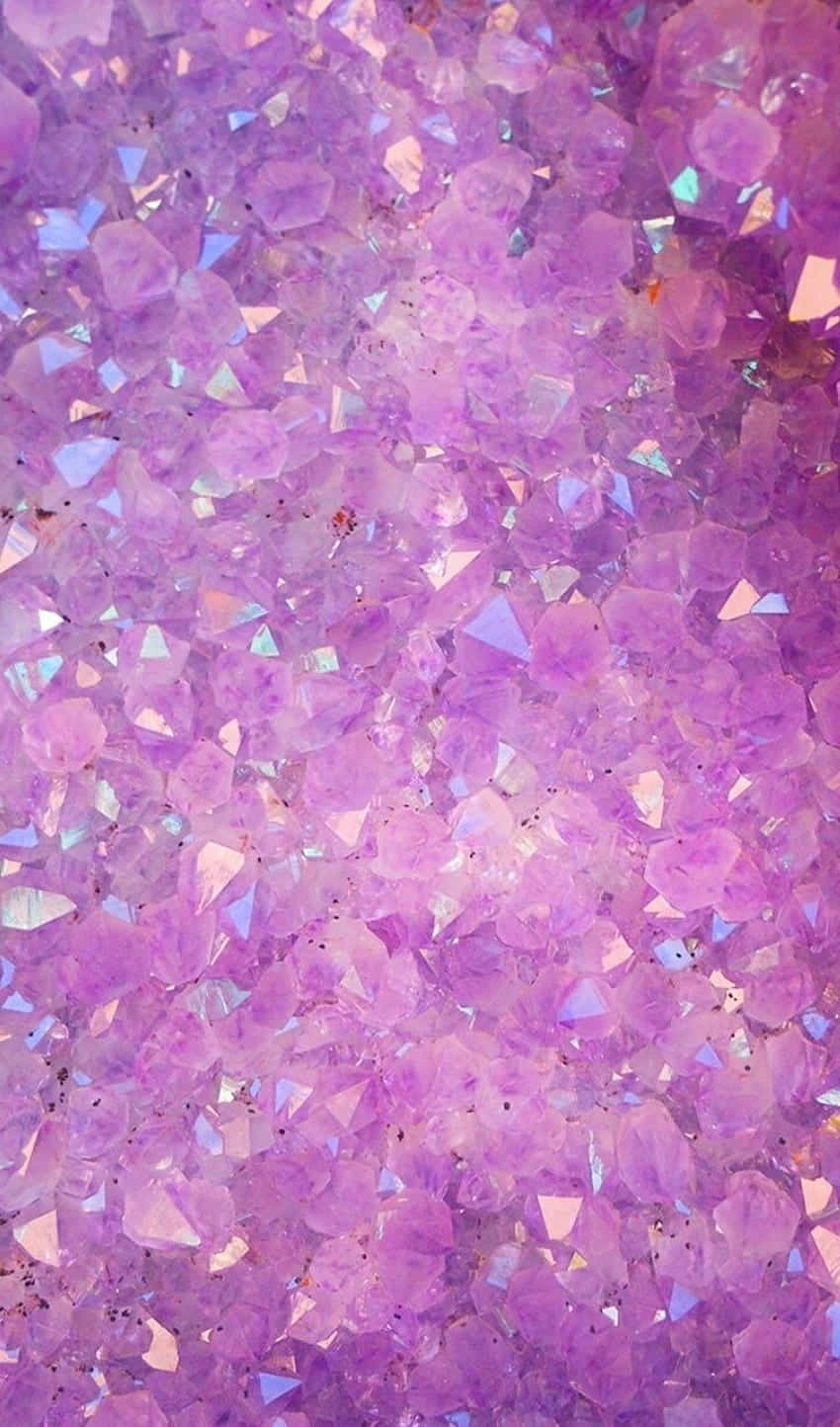 Get lost in the mystic beauty of Pastel Crystals Wallpaper