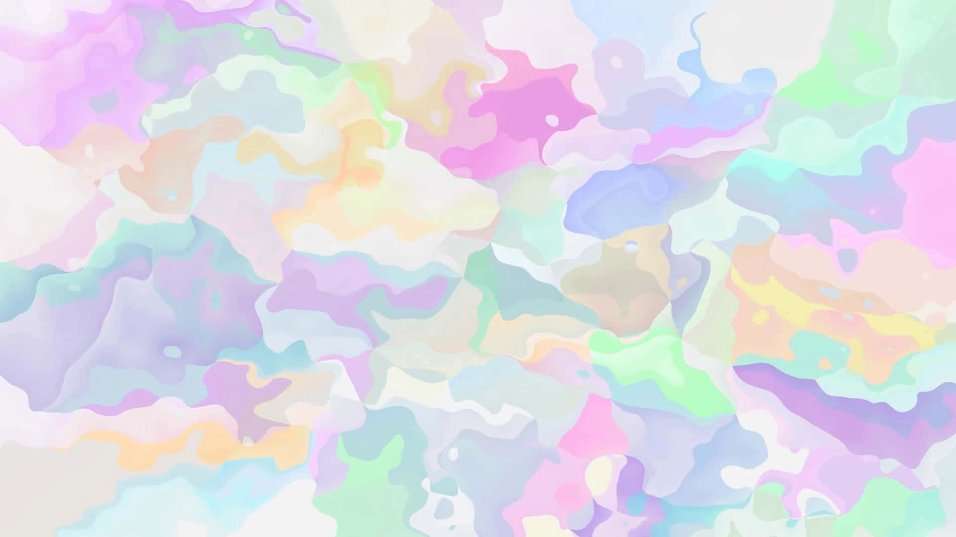 A Pastel Cute Background with Colorful Patterns