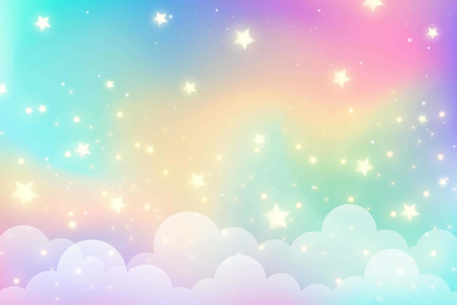A colorful and uplifting pastel background.