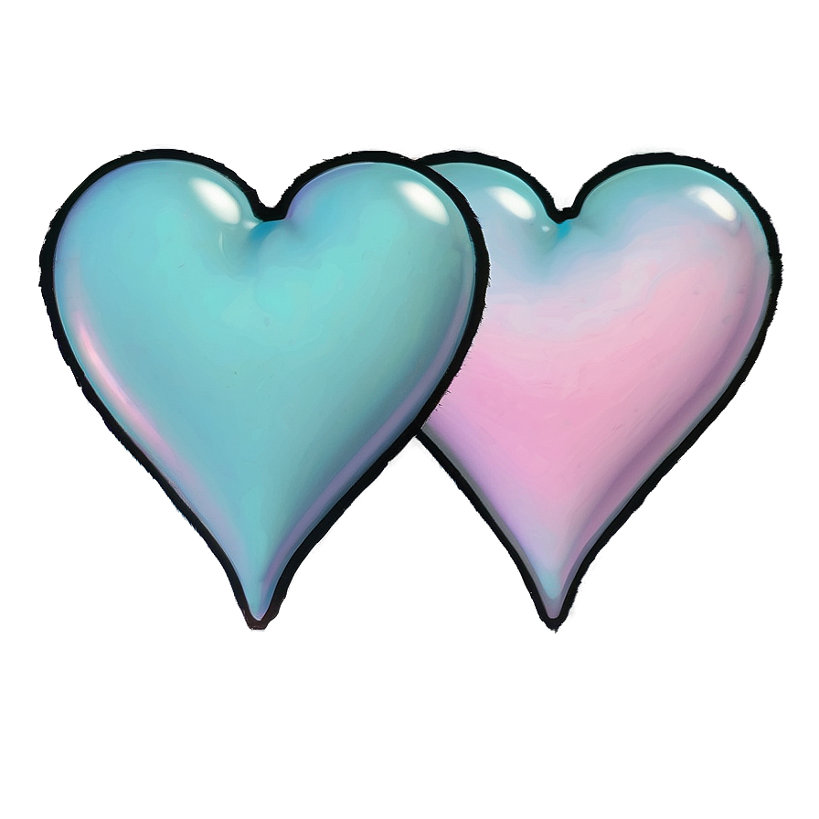 Pastel Cute Heart Png 05232024 PNG