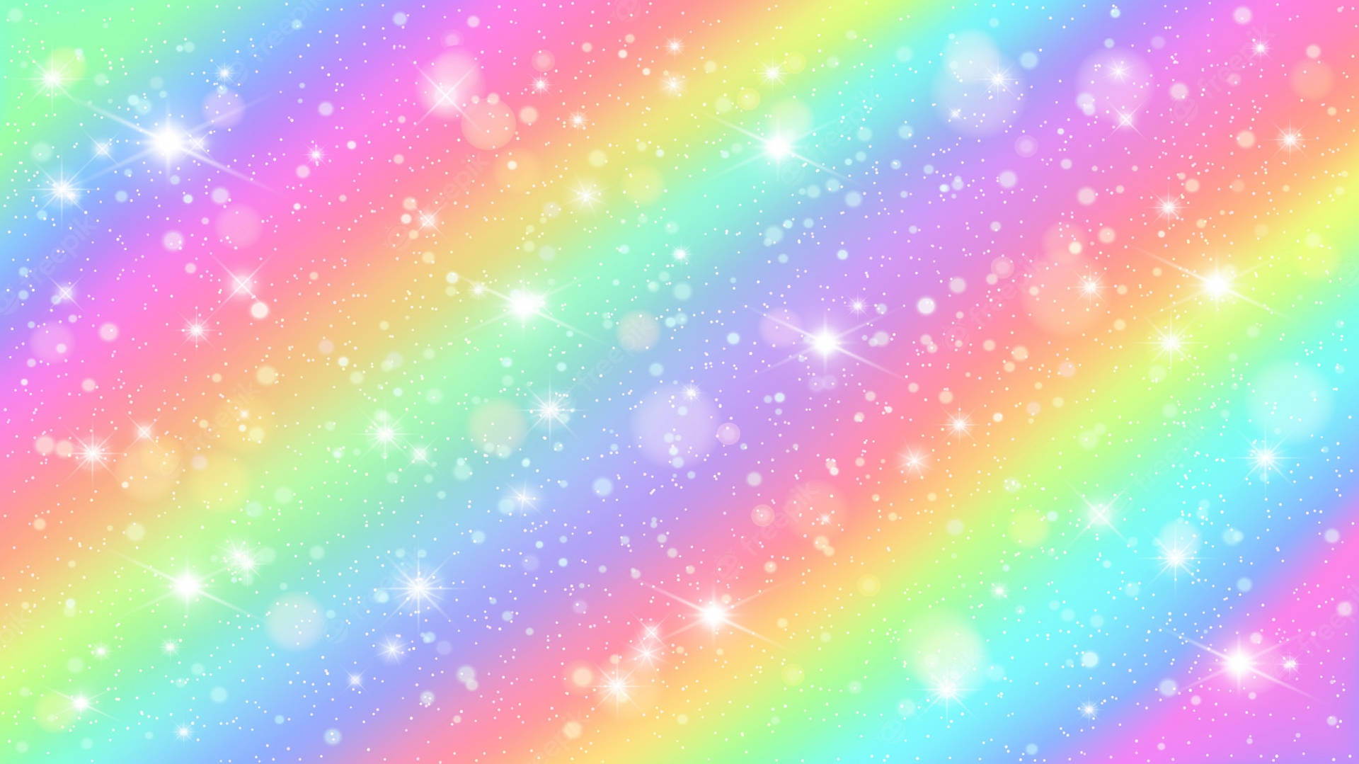 Pastel Diagonal Rainbow Background Wallpaper