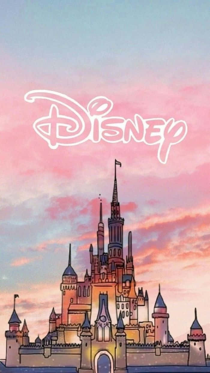 Disney Castle With The Words Disney Castle Wallpaper